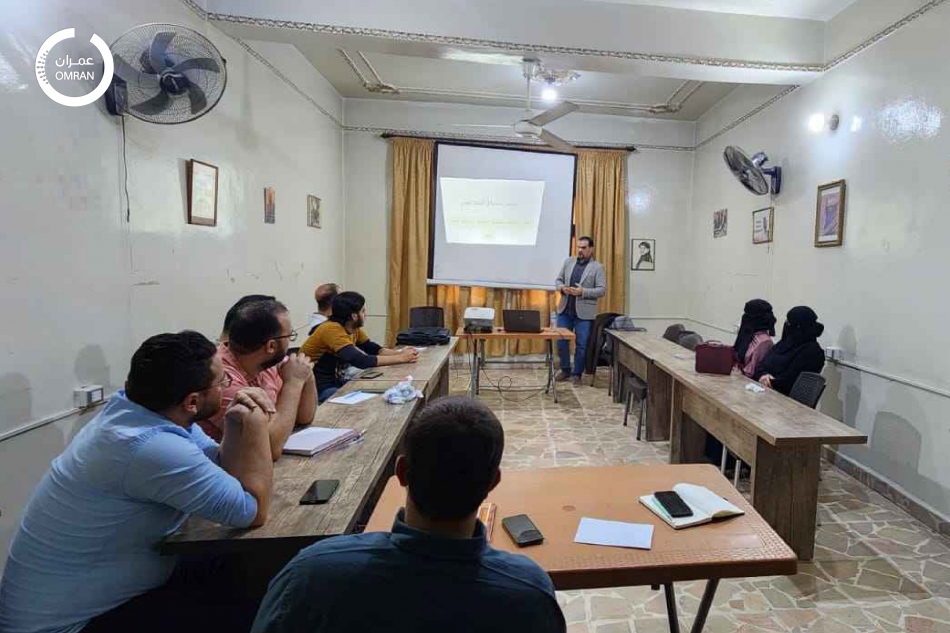 &quot;مركز عمران&quot;.. يُنفذ تدريب مهارات البحث العلمي لطلاب جامعة غازي عينتاب فرع مدينة الباب