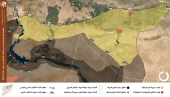 مواقع النفوذ والسيطرة في في الجبهات الشرقية من سورية - 04 آذار 2016