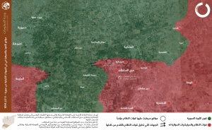 مواقع النفوذ والسيطرة الغوطة الشرقية - 11 آذار 2016