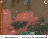 مواقع النفوذ والسيطرة في ريف حلب الشرقي - 20 شباط 2016