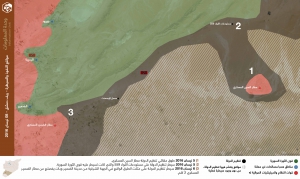 مواقع النفوذ والسيطرة - ريف دمشق - 08 نيسان 2016